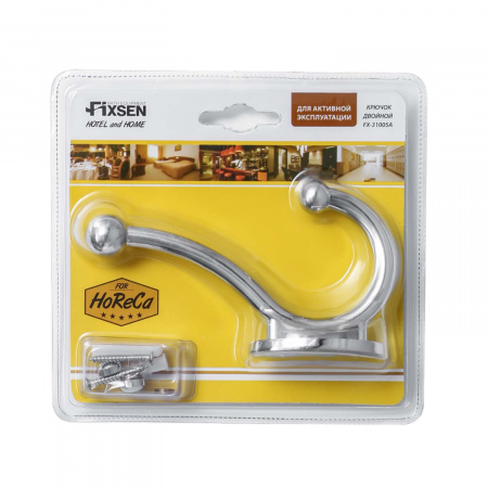 Крючок для ванной одинарный Fixsen Hotel FX-31005A фото