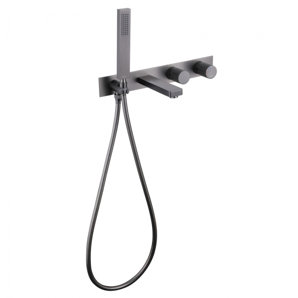 Встраиваемый смеситель для ванны Abber Rund AF8730NG никель фото