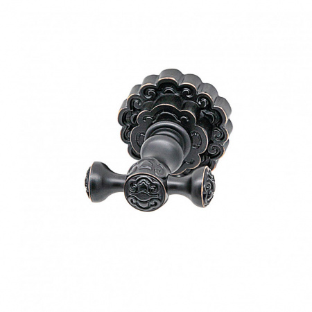 Крючок для ванной двойной Milacio Villena MC.902.BBR черная бронза фото