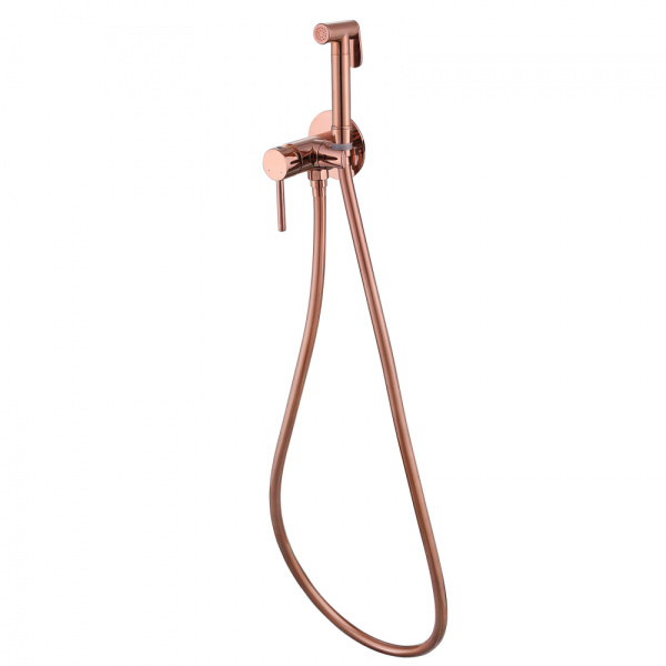 Гигиенический душ со смесителем Abber Wasser Kreis AF8125RG розовое золото фото