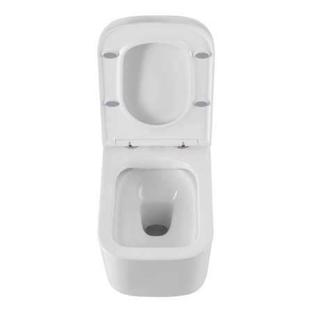 Унитаз подвесной безободковый Art&Max Latina AM215CHR/SC с сиденьем фото