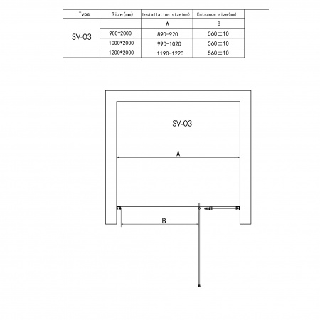 Душевая дверь RGW Stilvol SV-03 B 06320312-14 120 см фото