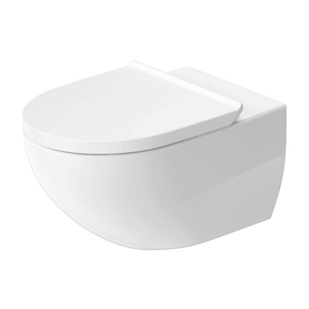 Унитаз подвесной безободковый Duravit Architec 45726900A1 (257209+006969) с сиденьем фото
