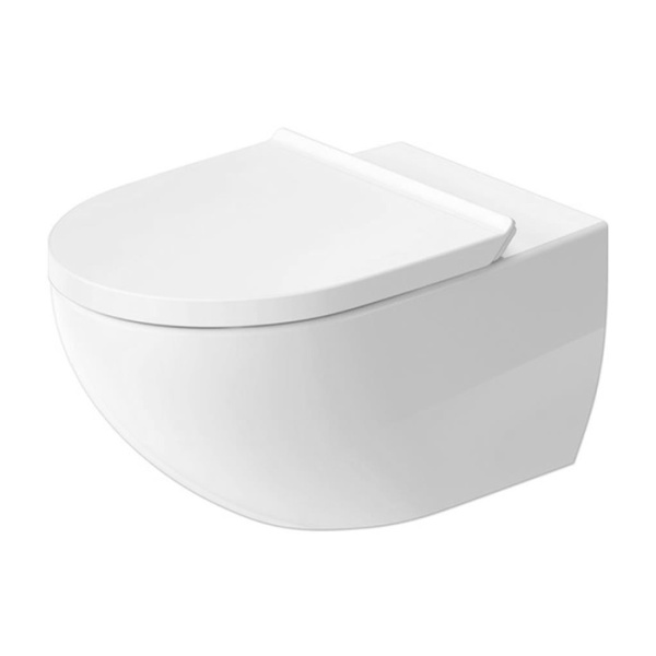 Унитаз подвесной безободковый Duravit Architec 45726900A1 (257209+006969) с сиденьем фото