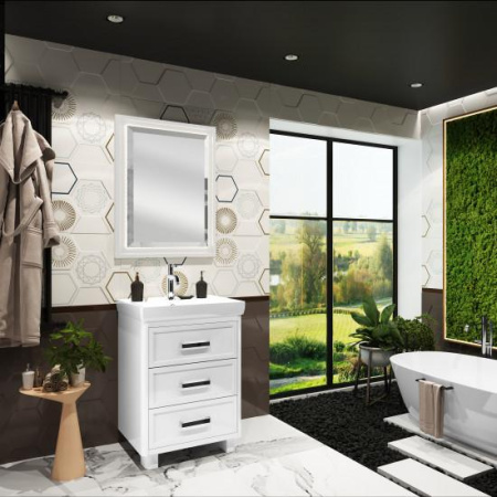 Тумба под раковину Opadiris Вегас 60 00-00004040 белая фото