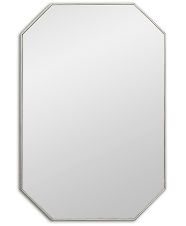Зеркало в раме Art-Zerkalo Stilig M Silver SM107SL 65x97 серебро фото