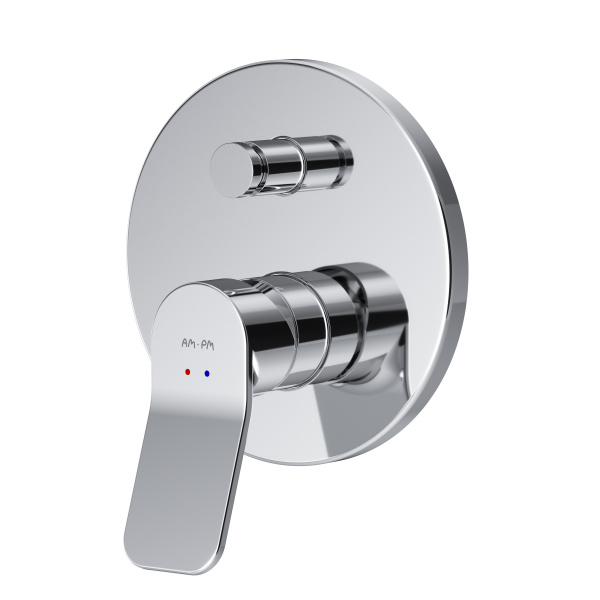 Смеситель для ванны и душа, монтируемый в стену Am.Pm X-Joy F85A45000 фото