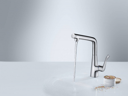 Смеситель для кухни Hansgrohe Metris Select 14883800 фото