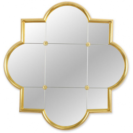 Зеркало в раме Art-Zerkalo Era Gold MH2142GS 95x95 фото