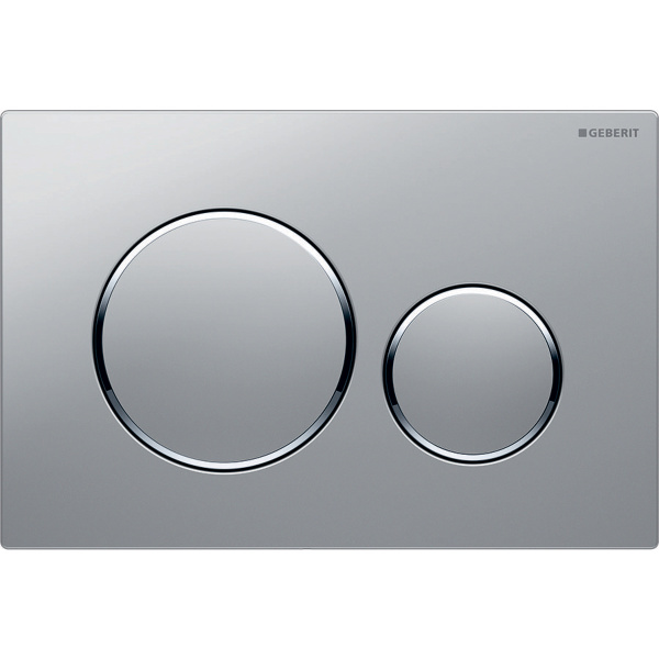 Смывная клавиша Geberit Sigma 20 115.882.JQ.1 хром матовый/хром глянцевый фото