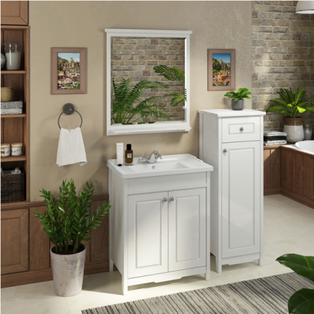 Полупенал Comforty Тбилиси-40 белый глянец фото