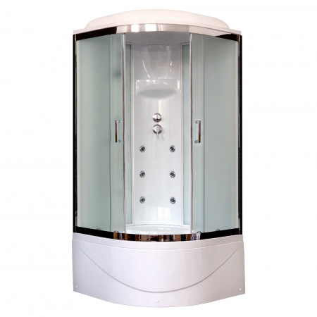 Душевая кабина Royal Bath ВК RB90BK3-WC-CH 90x90 фото