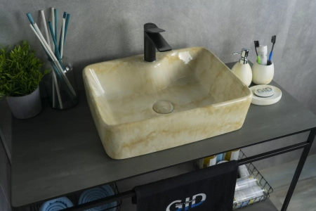 Накладная раковина GID MNC606 48х37 фото