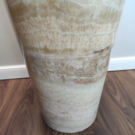 Раковина напольная из оникса Yellow ON-01343 (45*45*90) фото