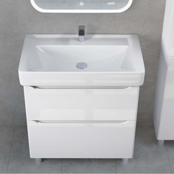 Тумба с раковиной Jorno Briz Bri.01.80/N/W 80 см фото