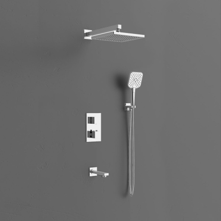 Душевая система скрытого монтажа с термостатом Vincea Next VSFW-1N3TCH фото