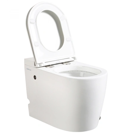 Унитаз приставной с импульсным смывом Abber Bequem AC1114P с сиденьем микролифт фото