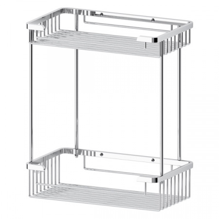 Полочка-решетка двухуровневая прямоугольная FBS Ryna RYN 023 фото