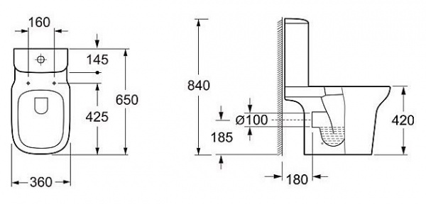 Унитаз напольный с бачком BelBagno Torino BB10134CP фото