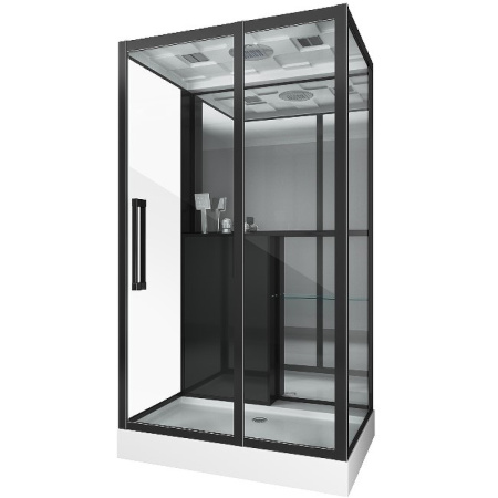 Душевая кабина Grossman GR267 120x80 черная фото