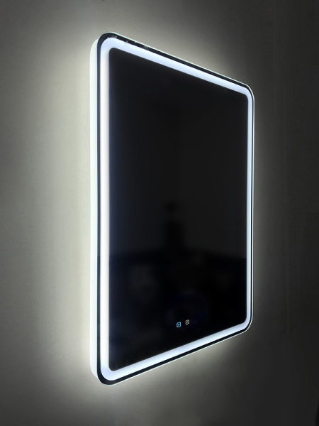 Зеркало BelBagno Marino SPC-MAR-600-800-LED-TCH-SND с голосовым управлением и подогревом фото