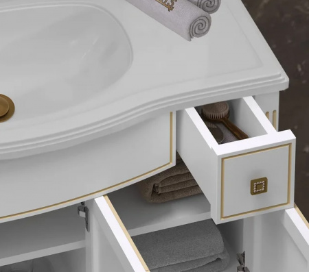 Тумба с раковиной Opadiris Лаура 100 Z0000007090 с патиной фото