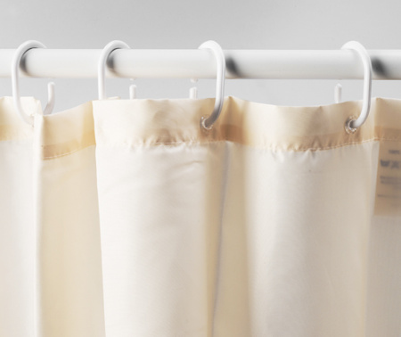 Текстильная шторка для ванной WasserKRAFT Vils SC-10101 фото