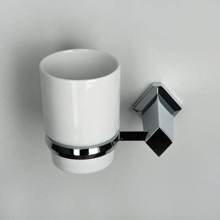 Стакан для зубных щеток подвесной WasserKRAFT Aller K-1128C фото