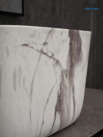 Накладная раковина GID Mnc9301 54480 37x36 под мрамор фото