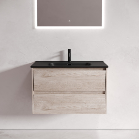 Тумба под раковину Sancos Libra LB80EG дуб галифакс натуральный фото