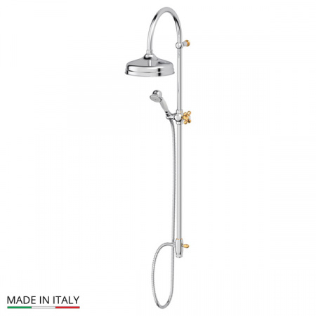 Душевая система (стойка) Ponsi Stilmar PON CC25.RM хром/золото фото