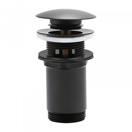 Донный клапан Omnires A706AT антрацит фото