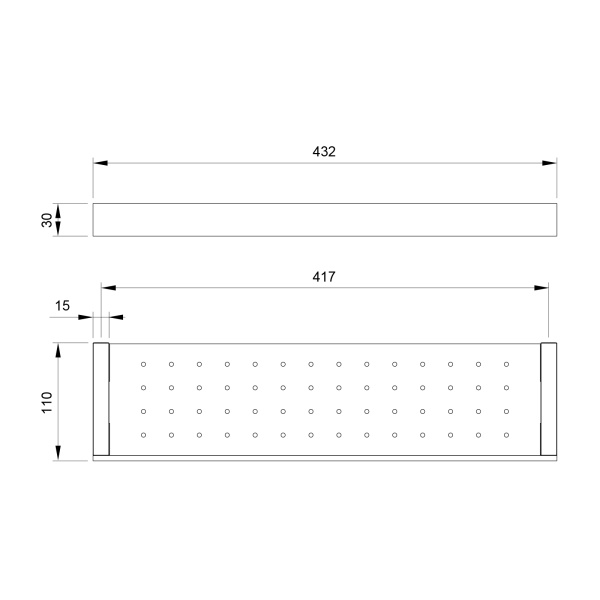 Полка металлическая Timo Petruma 15273/03 Черный фото