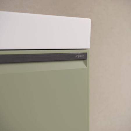 Тумба под раковину Aqwella Pure 81 PUR0108SH шалфей зеленый фото