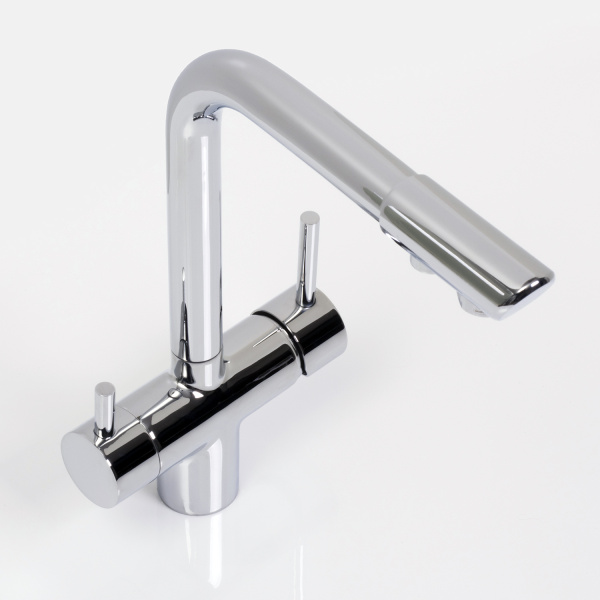 Смеситель для кухни под фильтр WasserKRAFT A8317 хромоникель фото