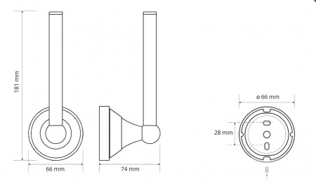 Держатель туалетной бумаги Bemeta Kera 144712037 фото