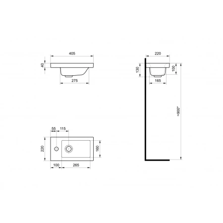 Раковина Акватон Santek Миранда 40 1WH302500 фото