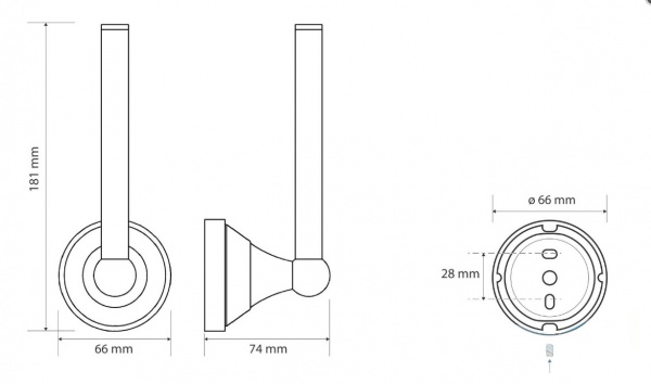 Держатель туалетной бумаги Bemeta Kera 144712037 фото