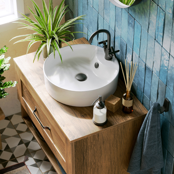 Раковина Aqwella Sanita Luxe Best Shelf 43 WB.CT/Best/43-C.Shelf/WHT фото