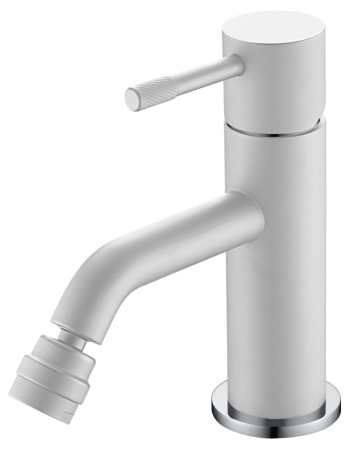 Смеситель для биде Boheme Uno 466-WCR White Chrome фото