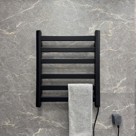 Полотенцесушитель электрический Fixsen BASIC FX-7400B черный фото