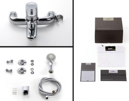 Смеситель для ванны с душем D&K Paulinus Rhein DA1353201 фото