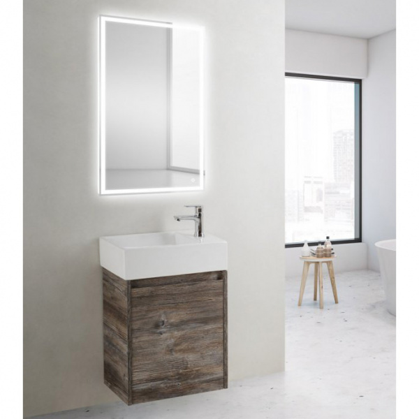 Тумба под раковину BelBagno Kraft Mini KRAFT MINI-450/250-1A-SO-PP-L Pino Pasadena L/R фото