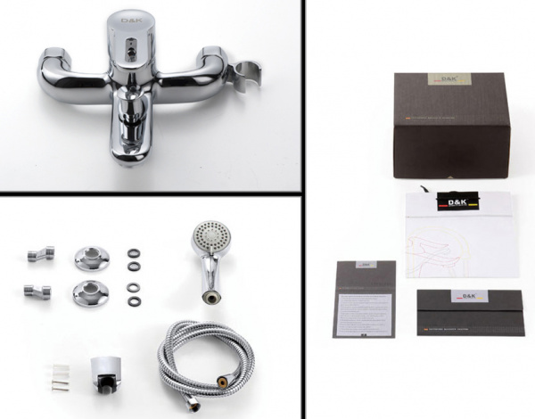 Смеситель для ванны с душем D&K Paulinus Rhein DA1353201 фото