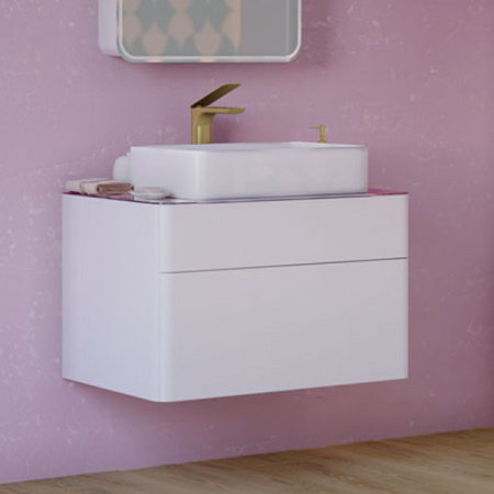 Тумба под раковину Raval Pure 80 Pur.01.80/P/W фото