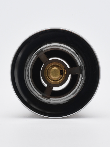 Донный клапан для раковины без перелива AQUAme AQM7002-0W белый глянцевый фото