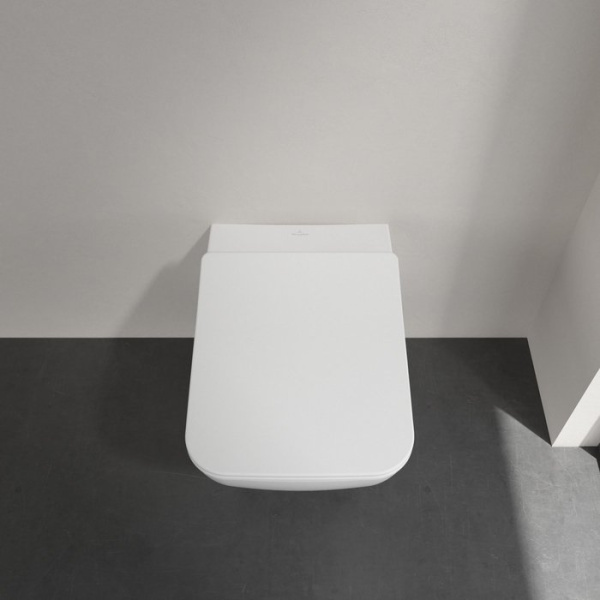 Подвесной унитаз безободковый Villeroy & Boch Venticello 4611RL01 с сиденьем фото
