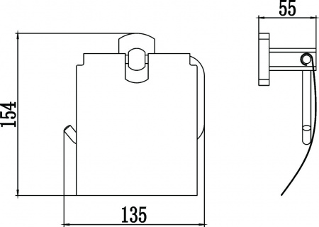 Держатель для туалетной бумаги Savol 99 S-009951 фото