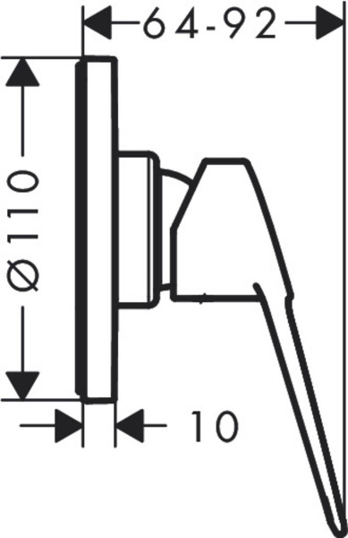 Смеситель для душа Hansgrohe Novus Loop 71361000 фото