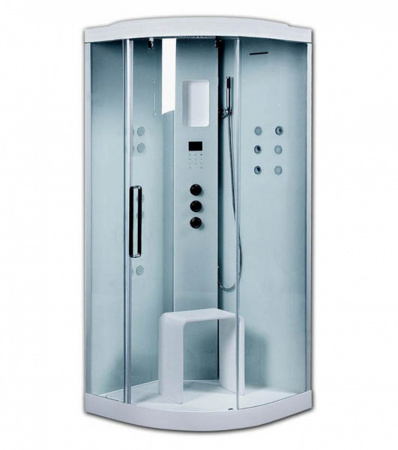 Гидромассажная кабина с паром Am.Pm Inspire W5AC-806-095 95x95 фото